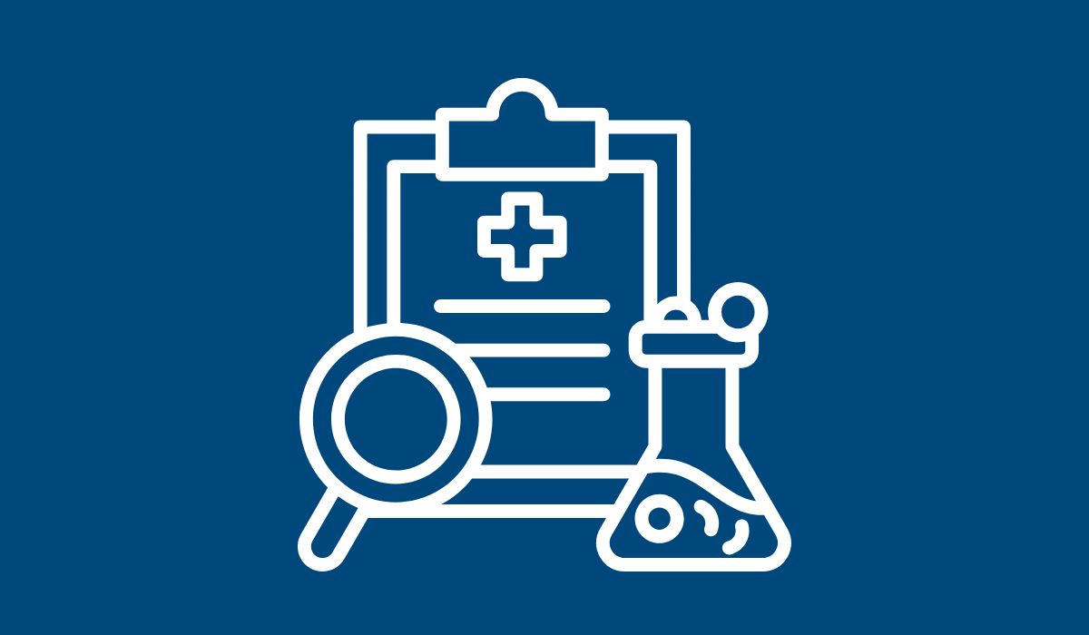 Laboratory objects line drawing