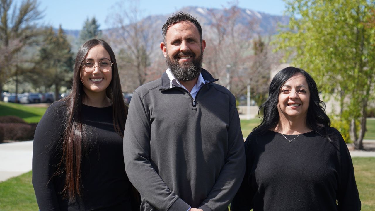 WVC counselors Allycia, Ryan and Bertha