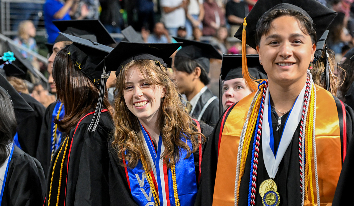 Grudautes at graduation ceremony.