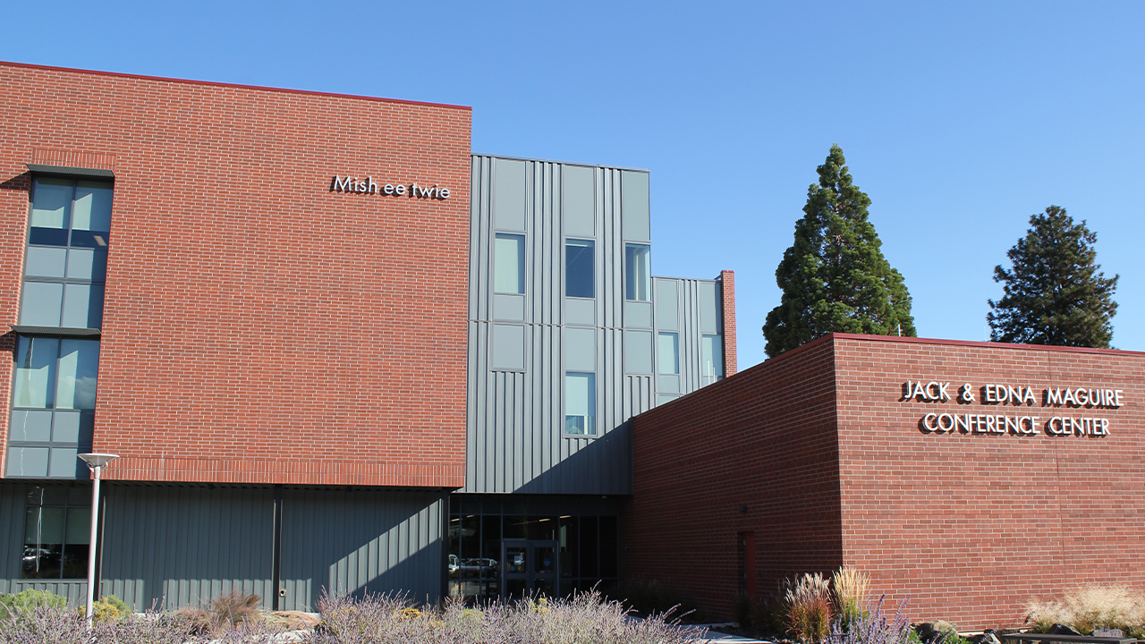 An external view of Mish ee twie and the Maguire Conference Center