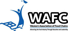 The Western Association of Food Chains logo.
